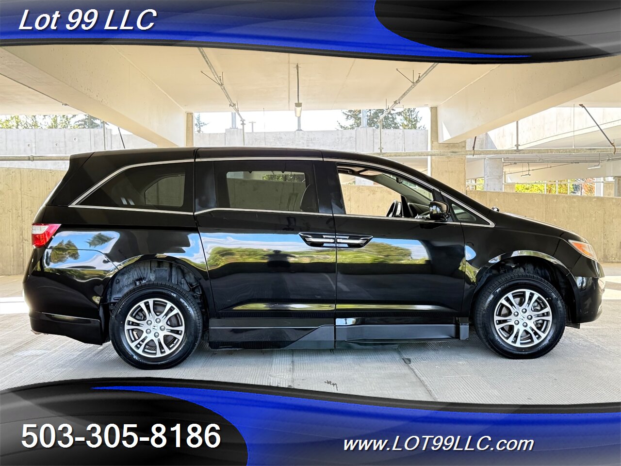 2013 Honda Odyssey EX-L WHEELCHAIR VAN Power Ramp New Tires DVD Entertainment Htd Leather Moon Roof - Photo 13 - Milwaukie, OR 97267
