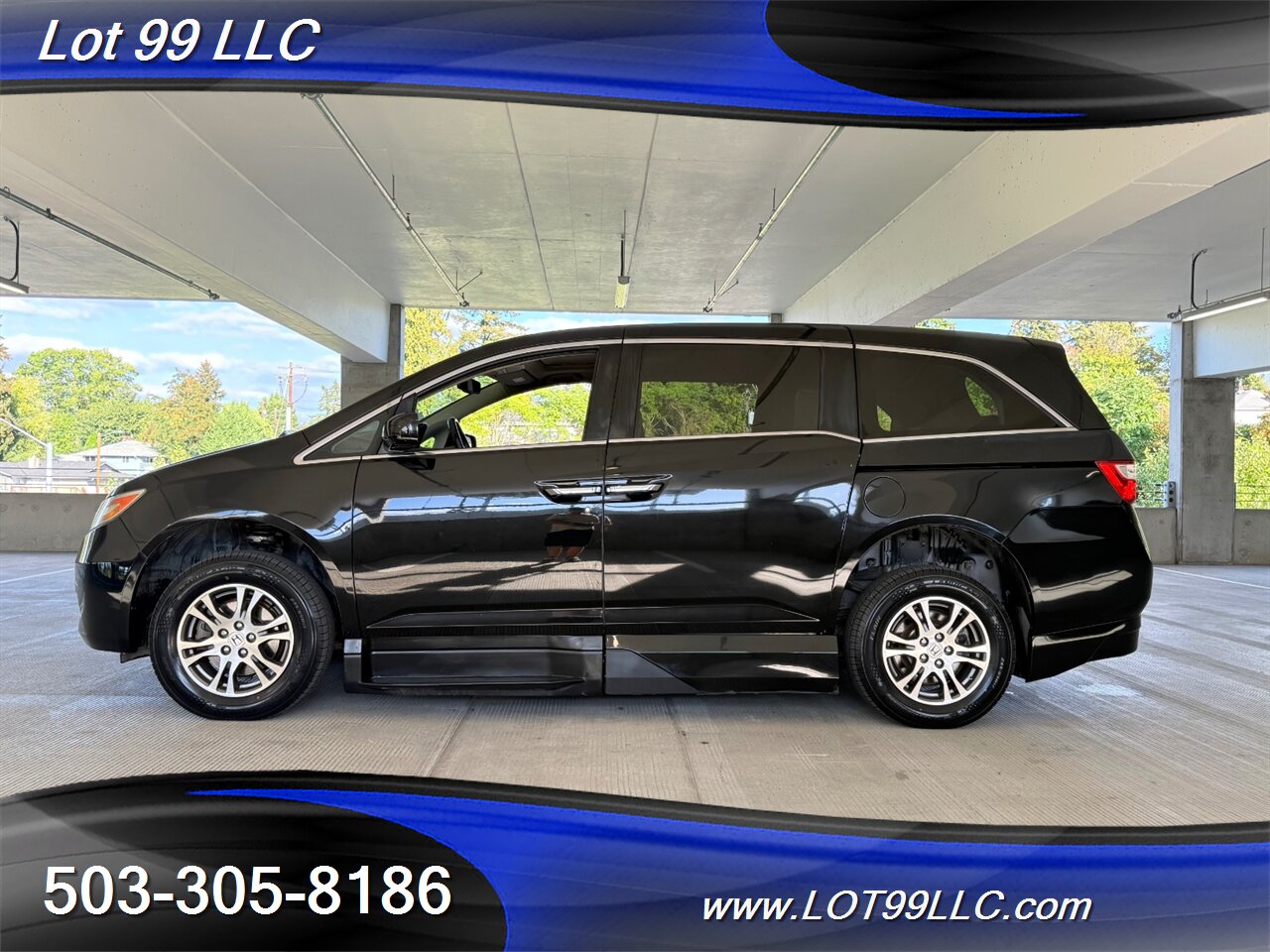 2013 Honda Odyssey EX-L WHEELCHAIR VAN Power Ramp New Tires DVD Entertainment Htd Leather Moon Roof - Photo 9 - Milwaukie, OR 97267