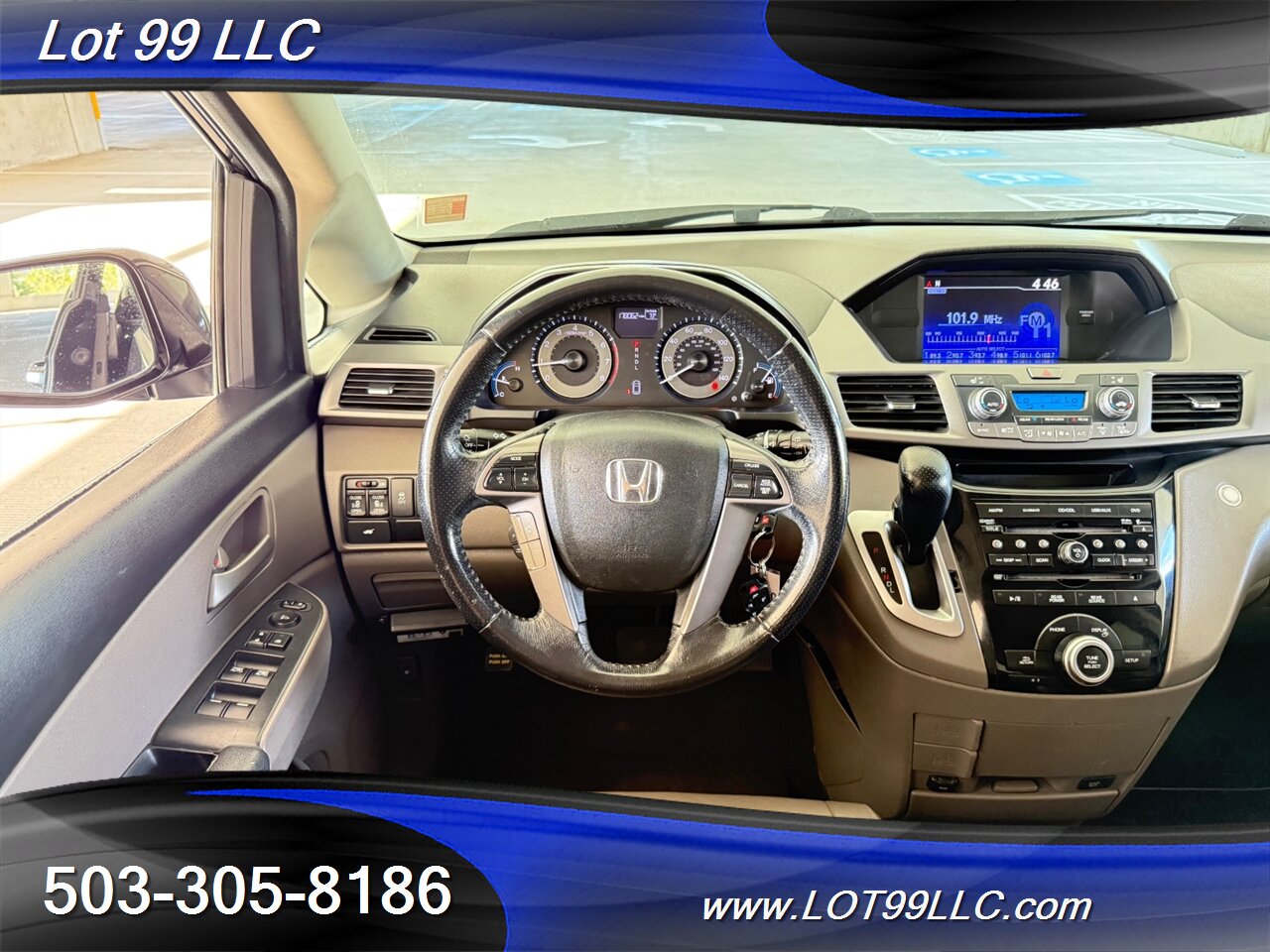 2013 Honda Odyssey EX-L WHEELCHAIR VAN Power Ramp New Tires DVD Entertainment Htd Leather Moon Roof - Photo 39 - Milwaukie, OR 97267