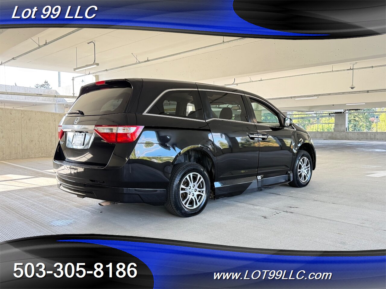 2013 Honda Odyssey EX-L WHEELCHAIR VAN Power Ramp New Tires DVD Entertainment Htd Leather Moon Roof - Photo 14 - Milwaukie, OR 97267