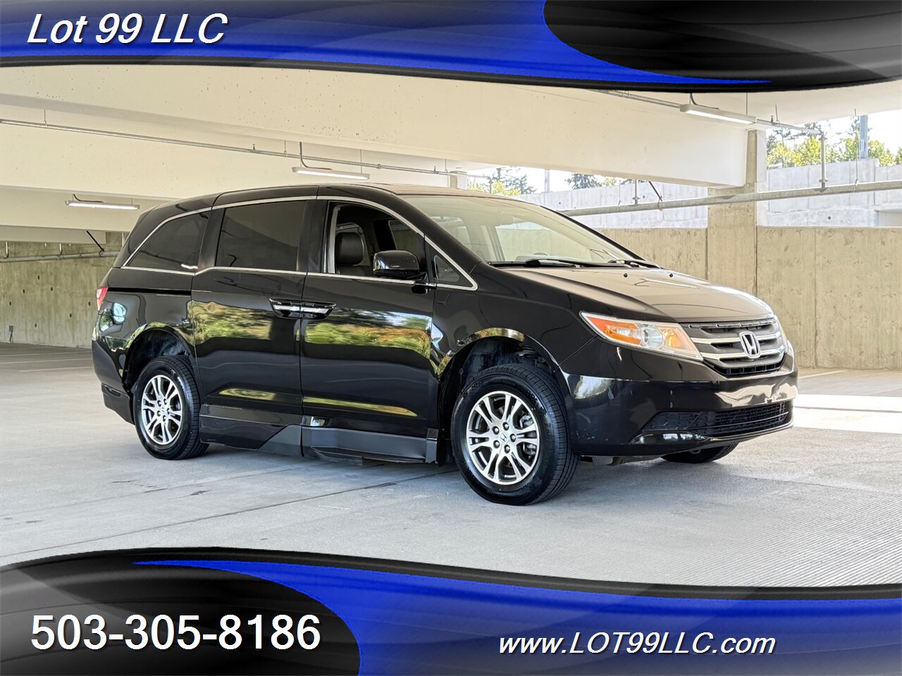 2013 Honda Odyssey EX-L WHEELCHAIR VAN Power Ramp New Tires DVD Entertainment Htd Leather Moon Roof - Photo 12 - Milwaukie, OR 97267
