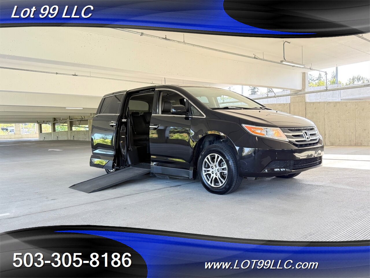 2013 Honda Odyssey EX-L WHEELCHAIR VAN Power Ramp New Tires DVD Entertainment Htd Leather Moon Roof - Photo 2 - Milwaukie, OR 97267