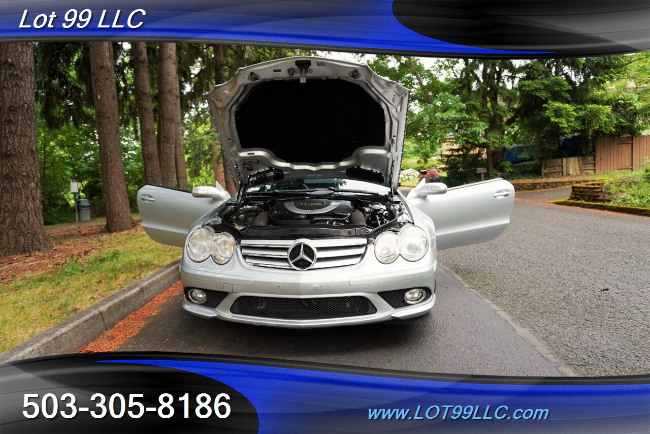 2007 Mercedes-Benz SL 550 Hard Top Convertible V8 5.5L 71k Heated Leather Seats Power Hard Top Premium Wheels Newer Tires - Photo 29 - Milwaukie, OR 97267