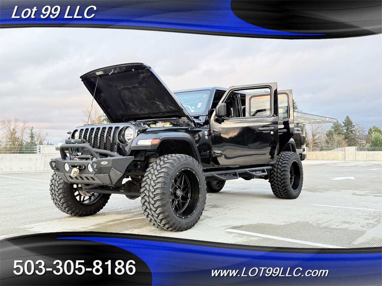 2020 Jeep Gladiator 4x4 Lifted NEW 37 " Tires  22 " Hostile Wheels Winch  Sport S - Photo 27 - Milwaukie, OR 97267