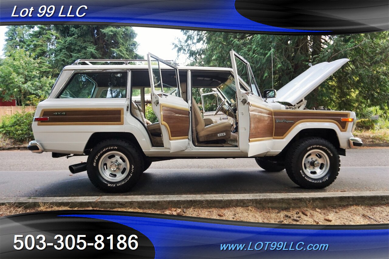 1990 Jeep Wagoneer Grand 4X4 6.5L Diesel Swap Auto Tan Leather BFG - Photo 31 - Milwaukie, OR 97267