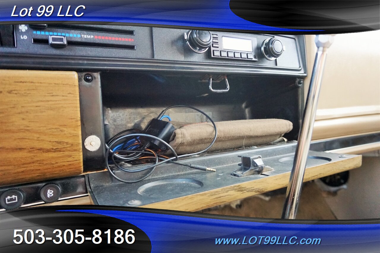 1990 Jeep Wagoneer Grand 4X4 6.5L Diesel Swap Auto Tan Leather BFG - Photo 43 - Milwaukie, OR 97267