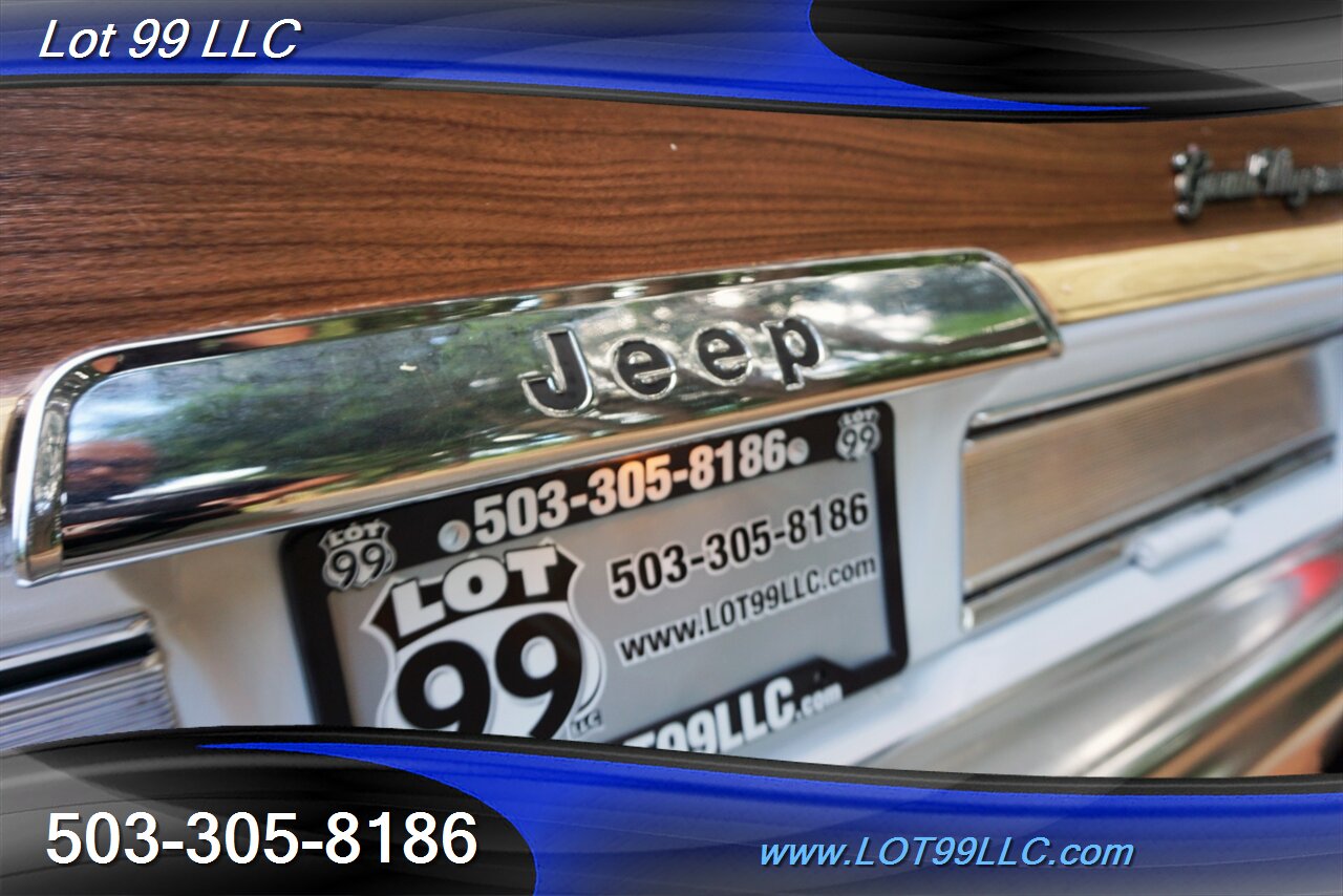 1990 Jeep Wagoneer Grand 4X4 6.5L Diesel Swap Auto Tan Leather BFG - Photo 34 - Milwaukie, OR 97267