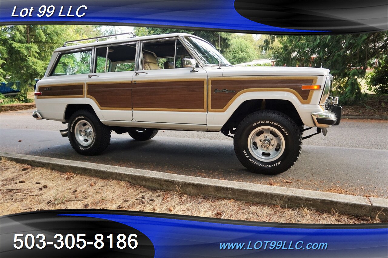 1990 Jeep Wagoneer Grand 4X4 6.5L Diesel Swap Auto Tan Leather BFG - Photo 7 - Milwaukie, OR 97267