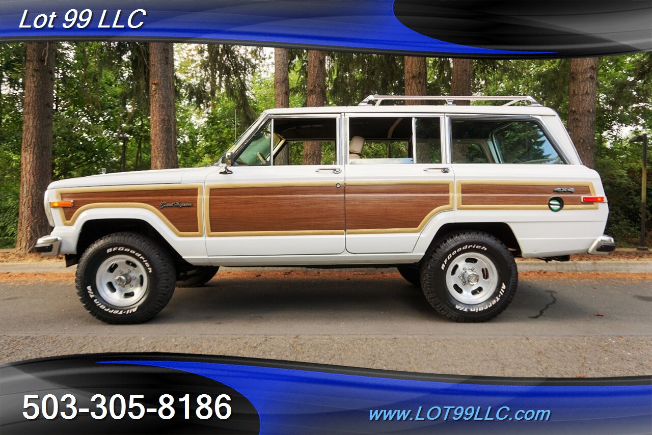1990 Jeep Wagoneer Grand 4X4 6.5L Diesel Swap Auto Tan Leather BFG - Photo 1 - Milwaukie, OR 97267
