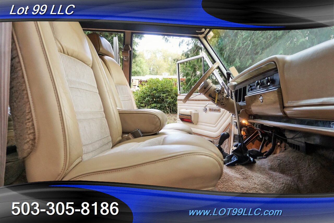 1990 Jeep Wagoneer Grand 4X4 6.5L Diesel Swap Auto Tan Leather BFG - Photo 18 - Milwaukie, OR 97267
