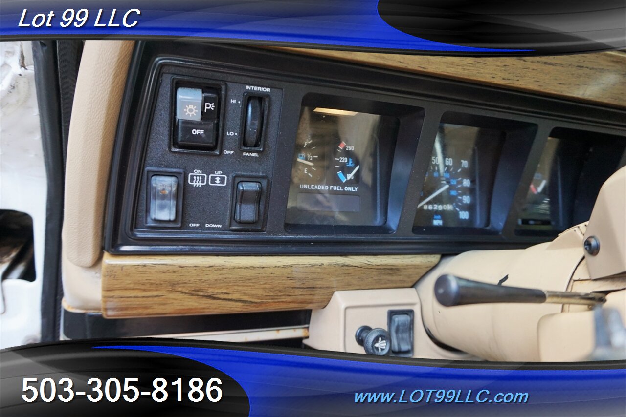 1990 Jeep Wagoneer Grand 4X4 6.5L Diesel Swap Auto Tan Leather BFG - Photo 20 - Milwaukie, OR 97267