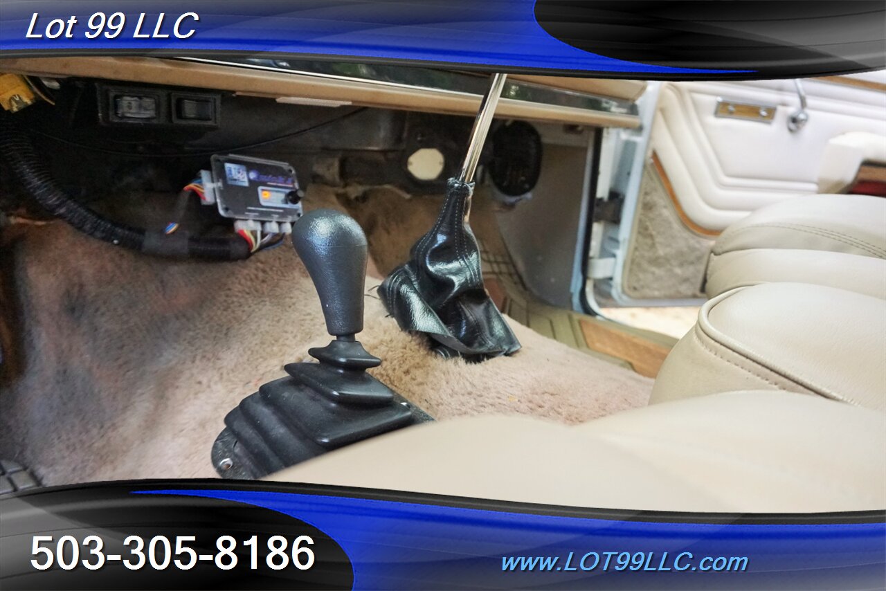 1990 Jeep Wagoneer Grand 4X4 6.5L Diesel Swap Auto Tan Leather BFG - Photo 22 - Milwaukie, OR 97267