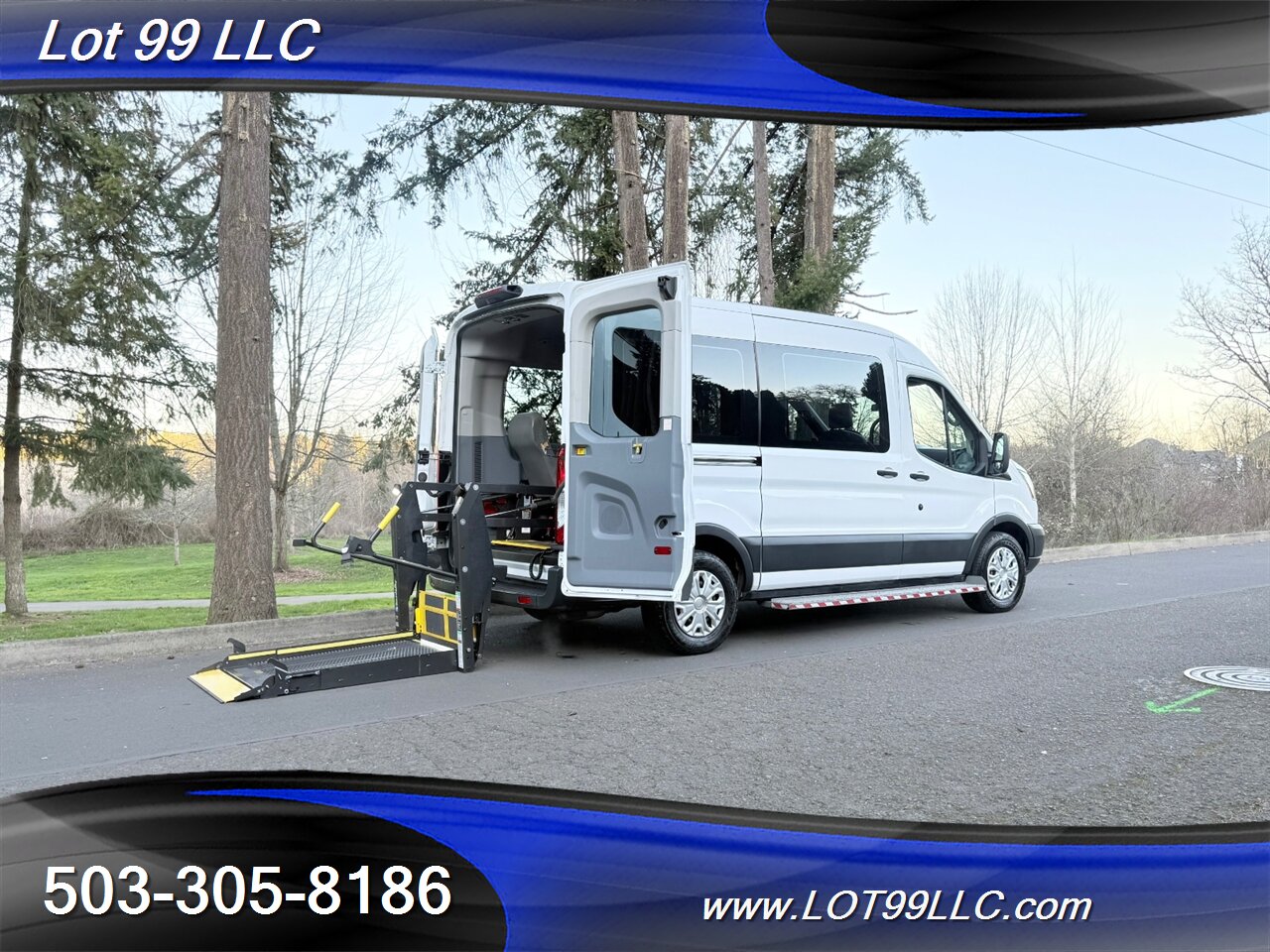 2018 Ford Transit MID Roof 59k ** WHEELCHAIR VAN** 5 Passenger Vinyl Seats Braun Rear Lift Backup Camera - Photo 24 - Milwaukie, OR 97267