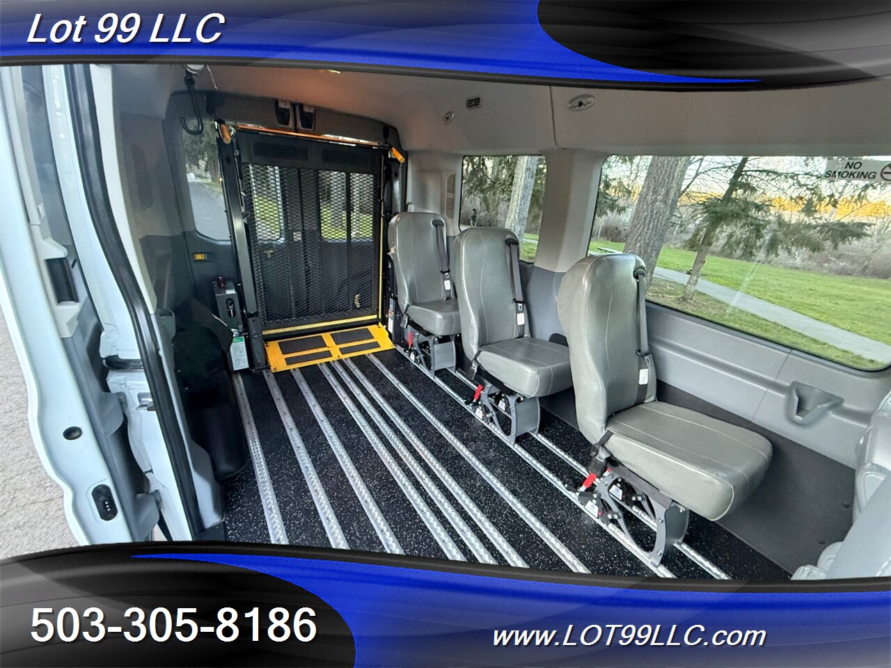 2018 Ford Transit MID Roof 59k ** WHEELCHAIR VAN** 5 Passenger Vinyl Seats Braun Rear Lift Backup Camera - Photo 45 - Milwaukie, OR 97267