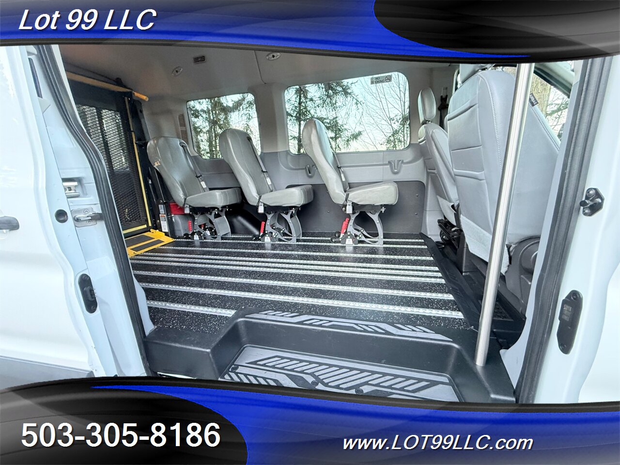 2018 Ford Transit MID Roof 59k ** WHEELCHAIR VAN** 5 Passenger Vinyl Seats Braun Rear Lift Backup Camera - Photo 4 - Milwaukie, OR 97267