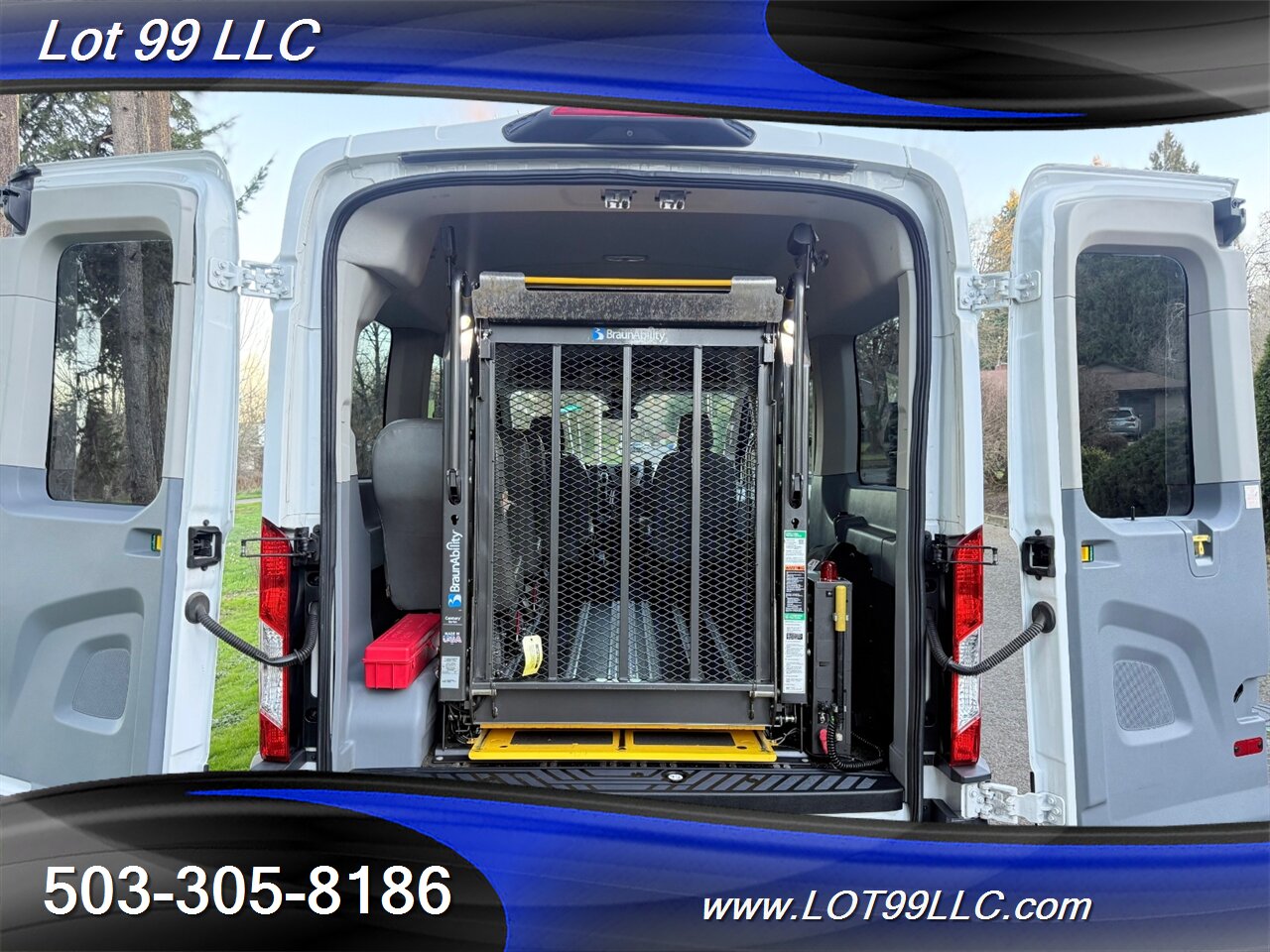 2018 Ford Transit MID Roof 59k ** WHEELCHAIR VAN** 5 Passenger Vinyl Seats Braun Rear Lift Backup Camera - Photo 6 - Milwaukie, OR 97267