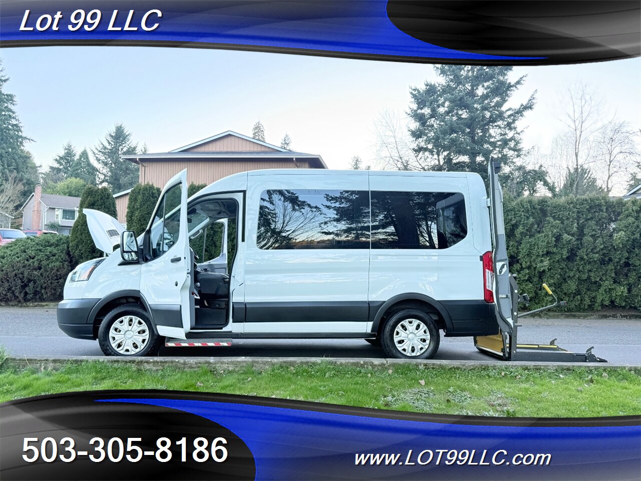 2018 Ford Transit MID Roof 59k ** WHEELCHAIR VAN** 5 Passenger Vinyl Seats Braun Rear Lift Backup Camera - Photo 28 - Milwaukie, OR 97267