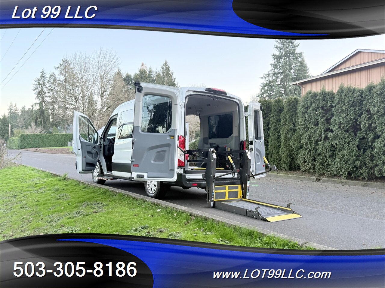 2018 Ford Transit MID Roof 59k ** WHEELCHAIR VAN** 5 Passenger Vinyl Seats Braun Rear Lift Backup Camera - Photo 23 - Milwaukie, OR 97267
