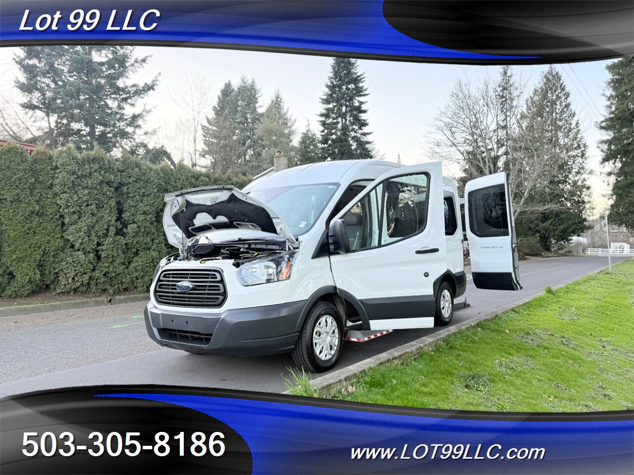 2018 Ford Transit MID Roof 59k ** WHEELCHAIR VAN** 5 Passenger Vinyl Seats Braun Rear Lift Backup Camera - Photo 29 - Milwaukie, OR 97267