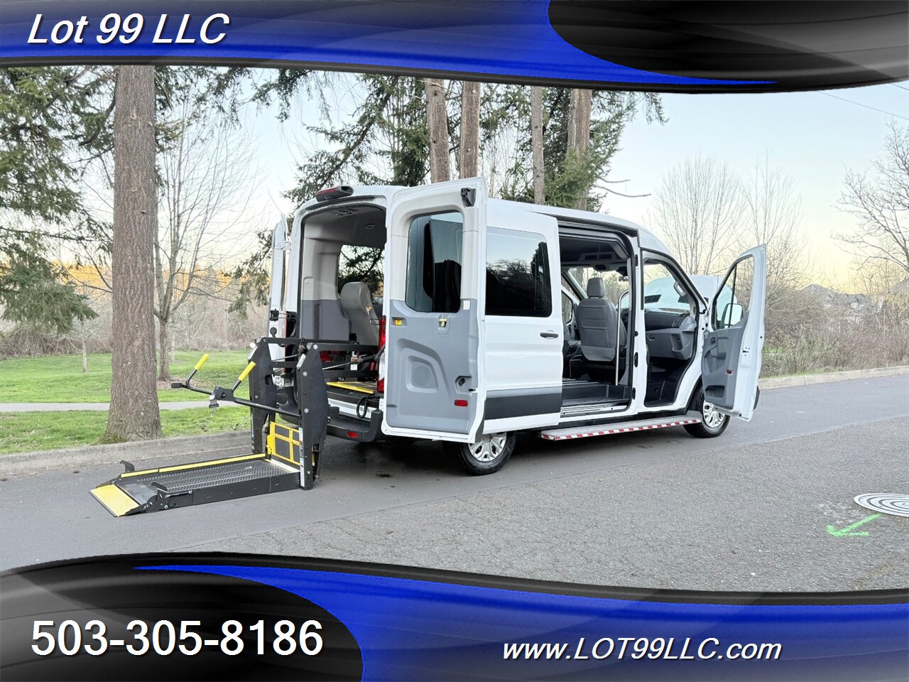 2018 Ford Transit MID Roof 59k ** WHEELCHAIR VAN** 5 Passenger Vinyl Seats Braun Rear Lift Backup Camera - Photo 33 - Milwaukie, OR 97267