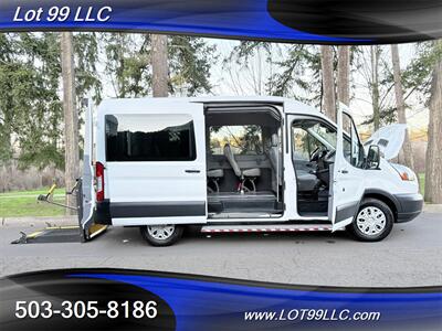 2018 Ford Transit MID Roof 59k ** WHEELCHAIR VAN** 5 Passenger  Vinyl Seats Braun Rear Lift Backup Camera Van