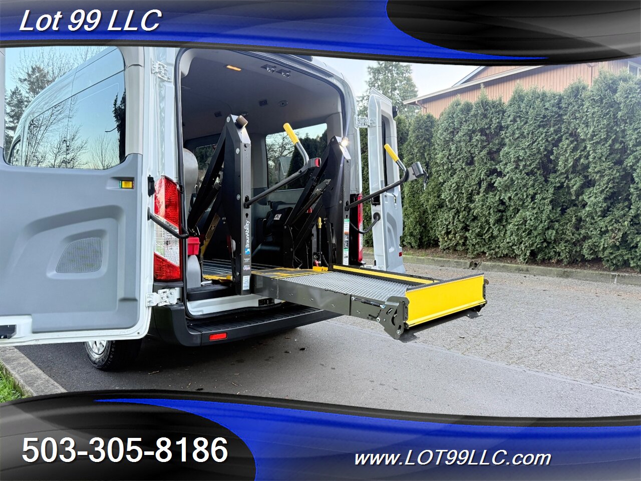 2018 Ford Transit MID Roof 59k ** WHEELCHAIR VAN** 5 Passenger Vinyl Seats Braun Rear Lift Backup Camera - Photo 52 - Milwaukie, OR 97267