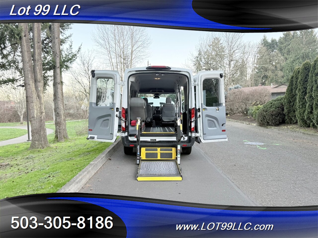 2018 Ford Transit MID Roof 59k ** WHEELCHAIR VAN** 5 Passenger Vinyl Seats Braun Rear Lift Backup Camera - Photo 21 - Milwaukie, OR 97267