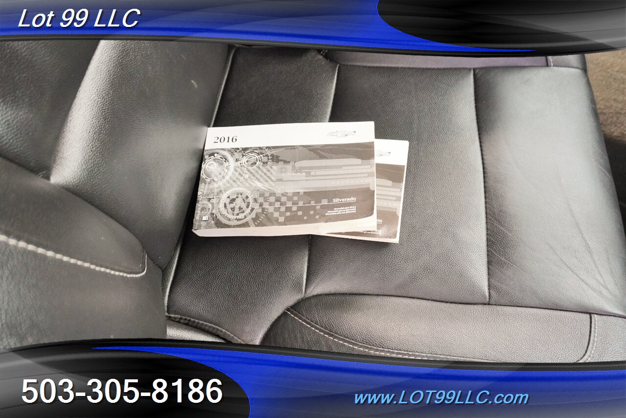 2016 Chevrolet Silverado 1500 LTZ 4X4 V8 5.3L Auto Heated Leather Short Bed DVD  20 Chrome Wheels New Tires - Photo 24 - Milwaukie, OR 97267