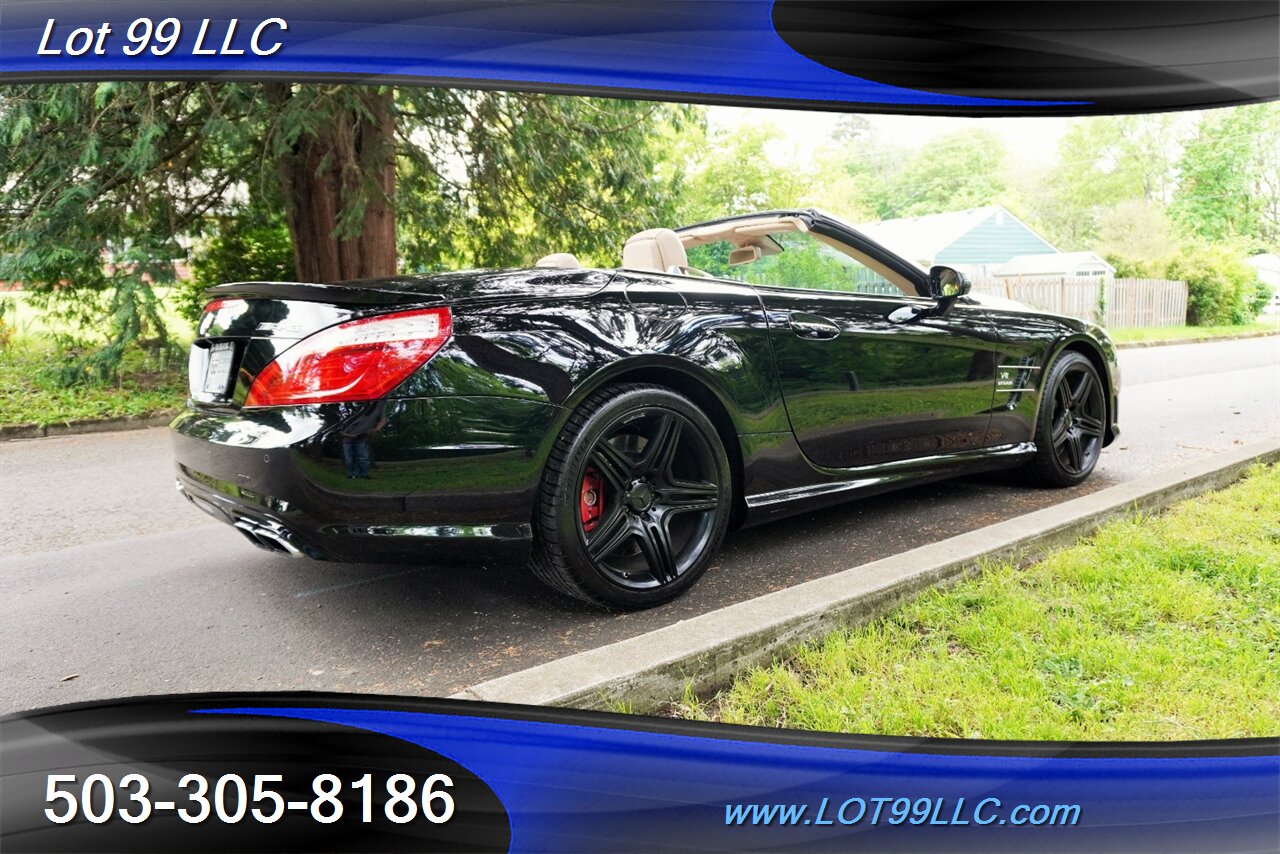 2013 Mercedes-Benz SL 63 AMG Hard Top Convertible Only 37K LOW MILES  Heated AC Leather Seats Pano Roof BLACK AMG Wheels Newer Tires - Photo 10 - Milwaukie, OR 97267
