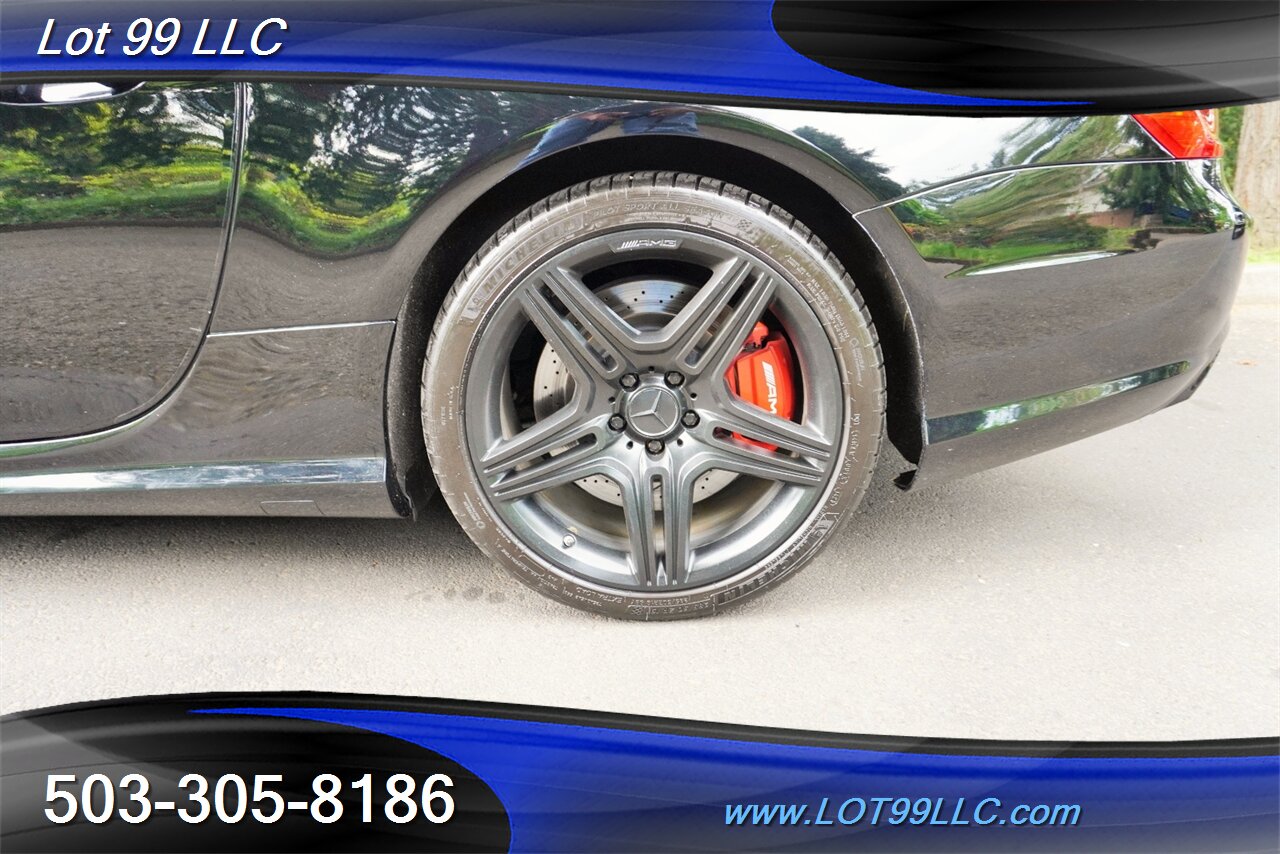 2013 Mercedes-Benz SL 63 AMG Hard Top Convertible Only 37K LOW MILES  Heated AC Leather Seats Pano Roof BLACK AMG Wheels Newer Tires - Photo 41 - Milwaukie, OR 97267