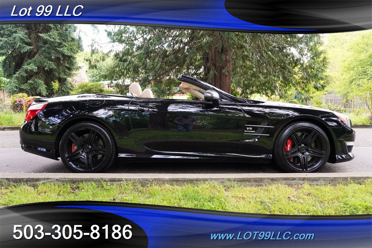 2013 Mercedes-Benz SL 63 AMG Hard Top Convertible Only 37K LOW MILES  Heated AC Leather Seats Pano Roof BLACK AMG Wheels Newer Tires - Photo 9 - Milwaukie, OR 97267