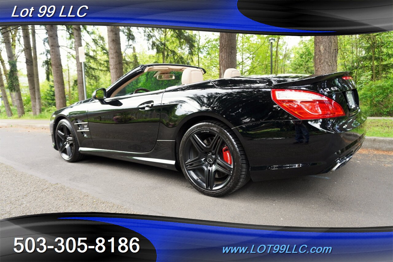 2013 Mercedes-Benz SL 63 AMG Hard Top Convertible Only 37K LOW MILES  Heated AC Leather Seats Pano Roof BLACK AMG Wheels Newer Tires - Photo 12 - Milwaukie, OR 97267