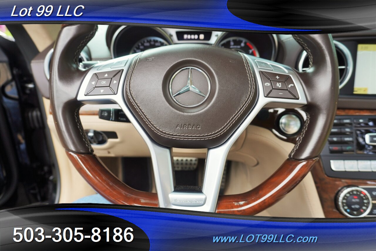 2013 Mercedes-Benz SL 63 AMG Hard Top Convertible Only 37K LOW MILES  Heated AC Leather Seats Pano Roof BLACK AMG Wheels Newer Tires - Photo 25 - Milwaukie, OR 97267
