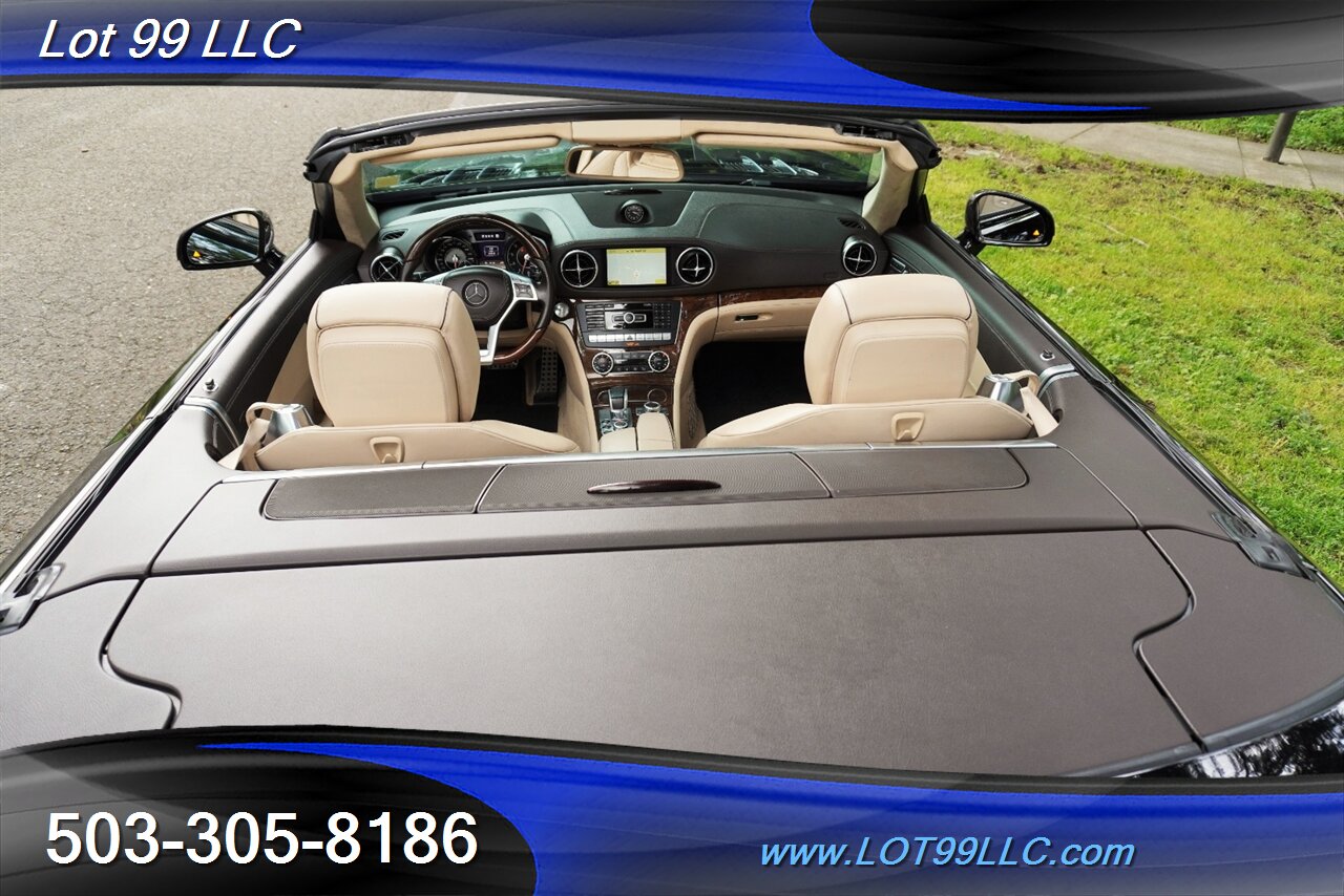 2013 Mercedes-Benz SL 63 AMG Hard Top Convertible Only 37K LOW MILES  Heated AC Leather Seats Pano Roof BLACK AMG Wheels Newer Tires - Photo 13 - Milwaukie, OR 97267