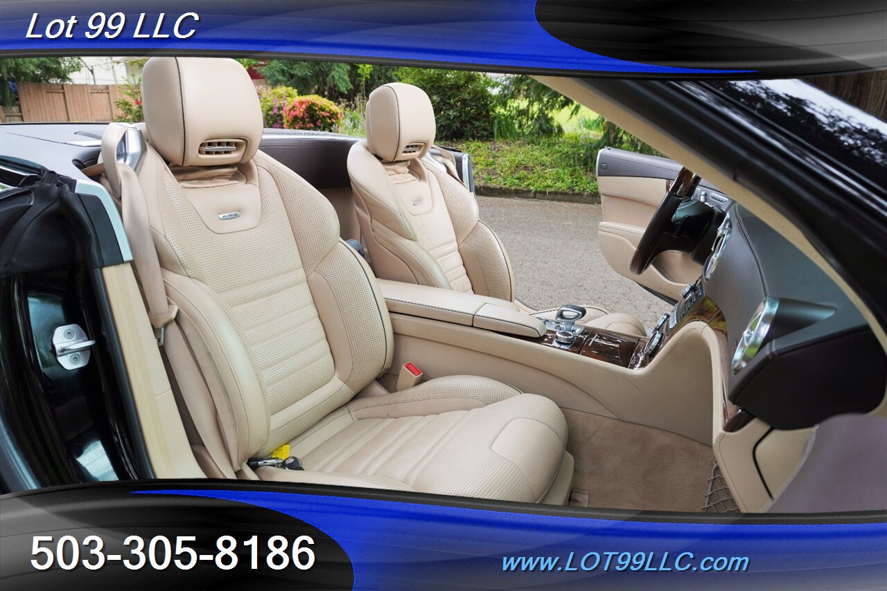 2013 Mercedes-Benz SL 63 AMG Hard Top Convertible Only 37K LOW MILES  Heated AC Leather Seats Pano Roof BLACK AMG Wheels Newer Tires - Photo 18 - Milwaukie, OR 97267