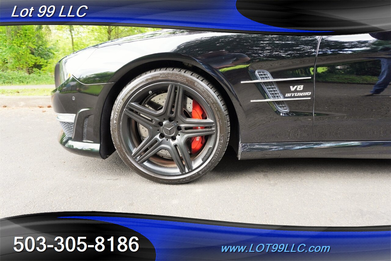 2013 Mercedes-Benz SL 63 AMG Hard Top Convertible Only 37K LOW MILES  Heated AC Leather Seats Pano Roof BLACK AMG Wheels Newer Tires - Photo 42 - Milwaukie, OR 97267