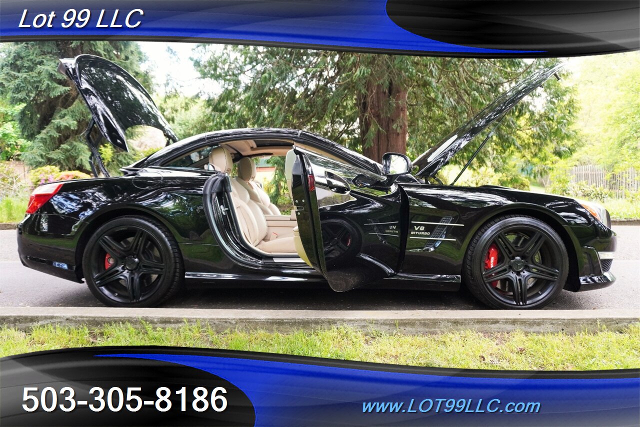 2013 Mercedes-Benz SL 63 AMG Hard Top Convertible Only 37K LOW MILES  Heated AC Leather Seats Pano Roof BLACK AMG Wheels Newer Tires - Photo 29 - Milwaukie, OR 97267