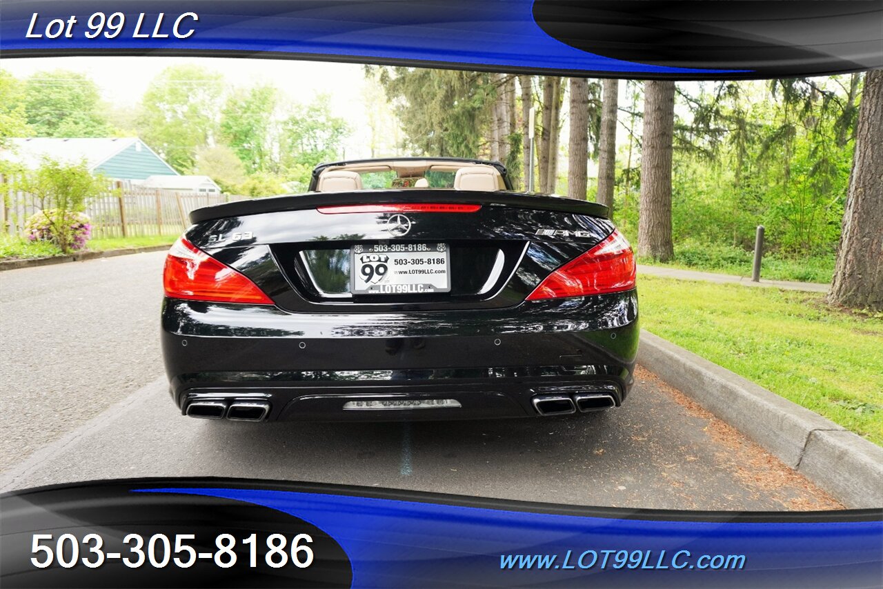 2013 Mercedes-Benz SL 63 AMG Hard Top Convertible Only 37K LOW MILES  Heated AC Leather Seats Pano Roof BLACK AMG Wheels Newer Tires - Photo 11 - Milwaukie, OR 97267