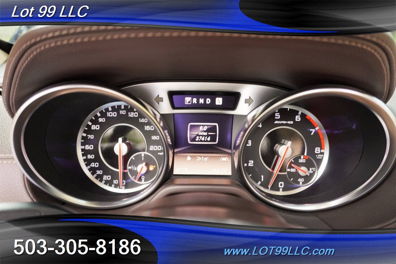 2013 Mercedes-Benz SL 63 AMG Hard Top Convertible Only 37K LOW MILES  Heated AC Leather Seats Pano Roof BLACK AMG Wheels Newer Tires - Photo 21 - Milwaukie, OR 97267