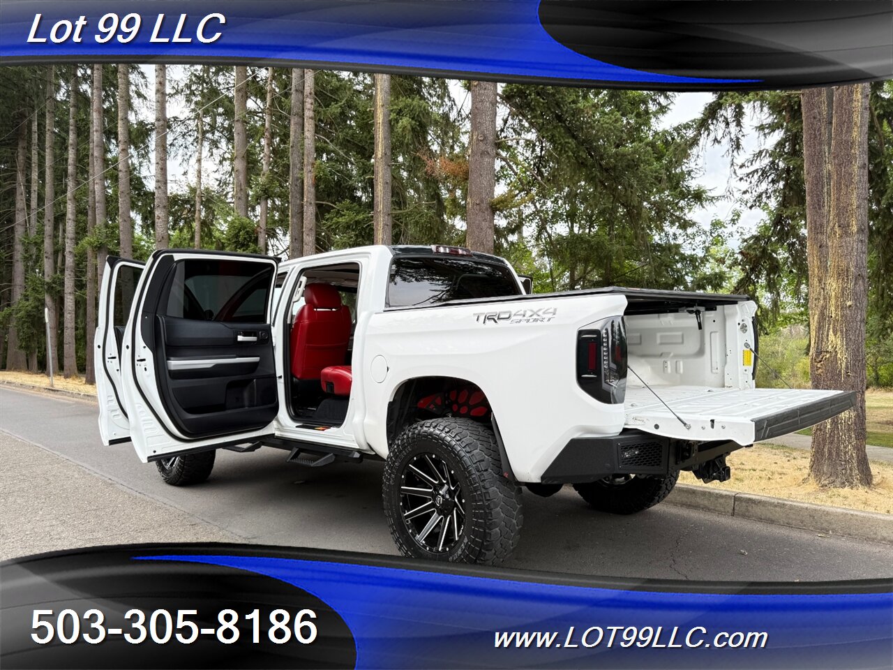2019 Toyota Tundra TRD Pro 4x4 Lifted 97k RED LEATHER Bumpers - Photo 61 - Milwaukie, OR 97267