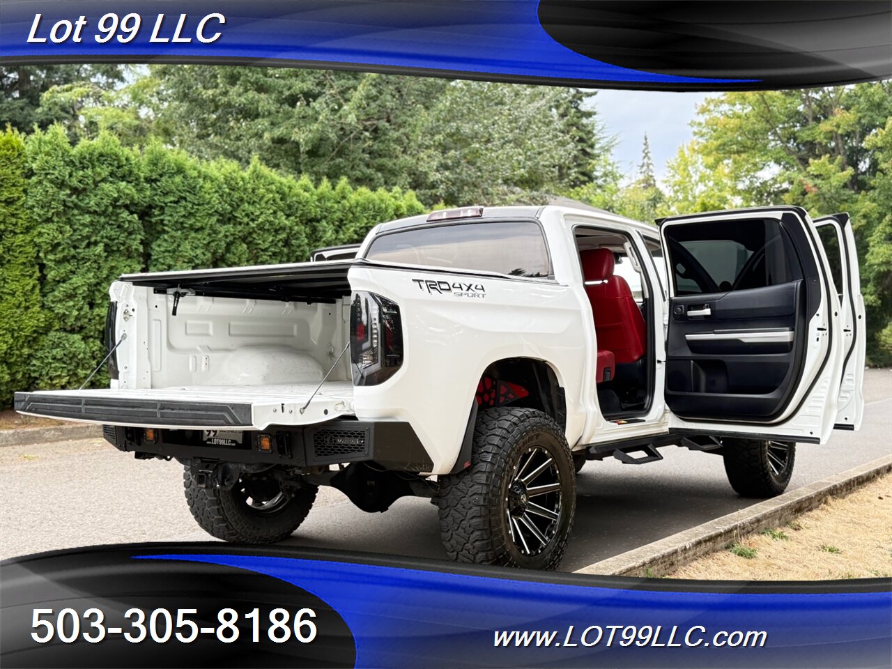 2019 Toyota Tundra TRD Pro 4x4 Lifted 97k RED LEATHER Bumpers - Photo 58 - Milwaukie, OR 97267