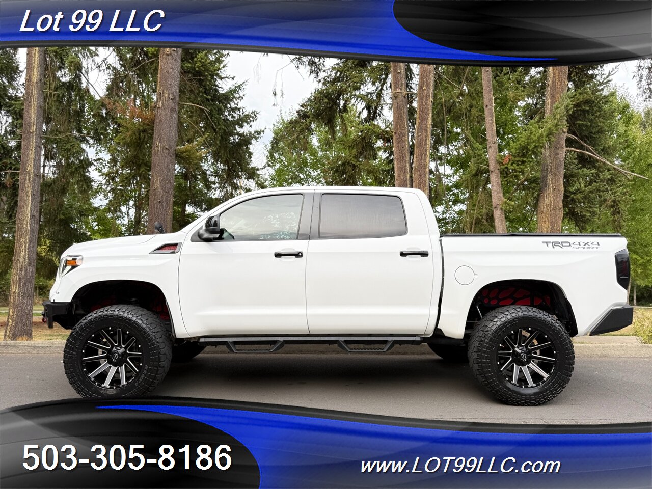 2019 Toyota Tundra TRD Pro 4x4 Lifted 97k RED LEATHER Bumpers - Photo 1 - Milwaukie, OR 97267