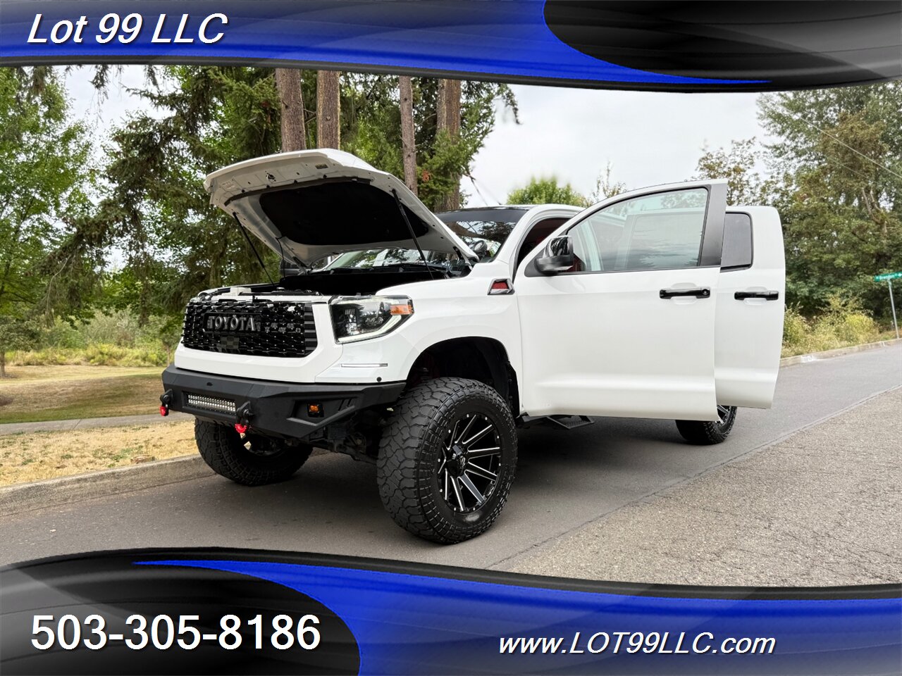 2019 Toyota Tundra TRD Pro 4x4 Lifted 97k RED LEATHER Bumpers - Photo 47 - Milwaukie, OR 97267