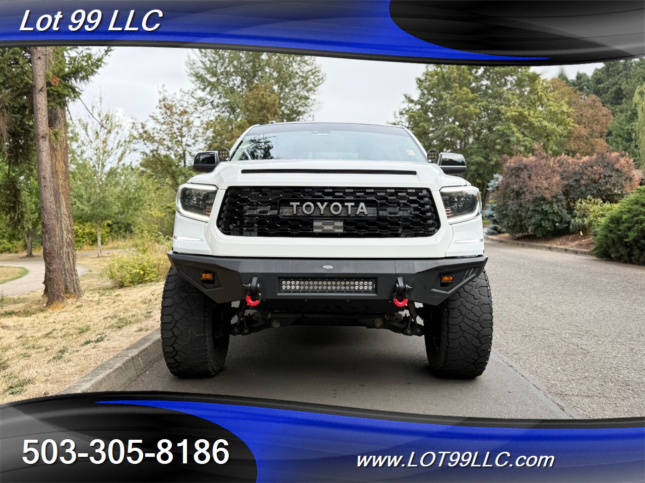 2019 Toyota Tundra TRD Pro 4x4 Lifted 97k RED LEATHER Bumpers - Photo 5 - Milwaukie, OR 97267