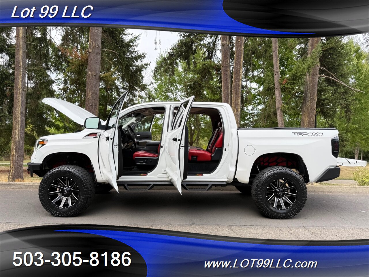 2019 Toyota Tundra TRD Pro 4x4 Lifted 97k RED LEATHER Bumpers - Photo 45 - Milwaukie, OR 97267