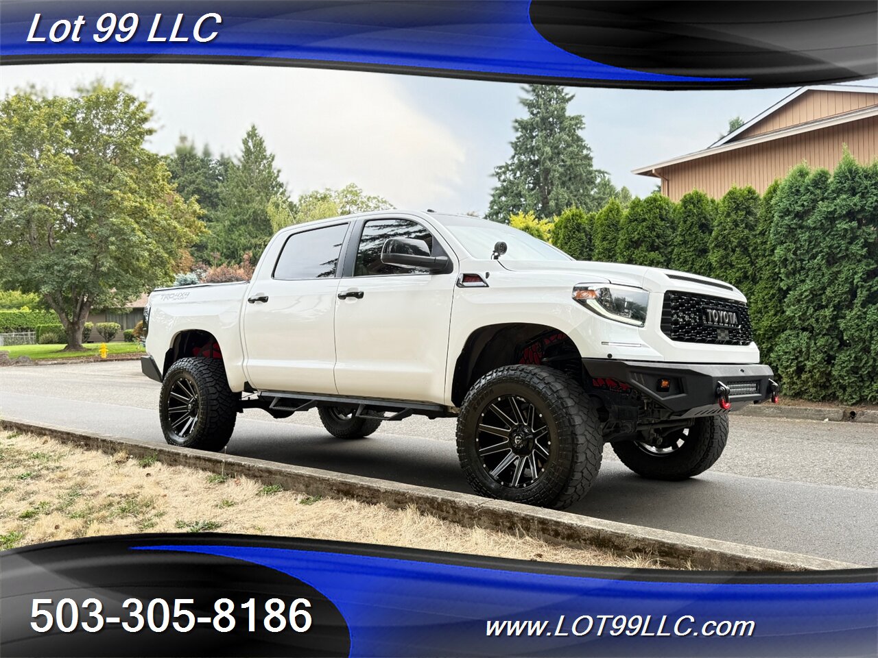 2019 Toyota Tundra TRD Pro 4x4 Lifted 97k RED LEATHER Bumpers - Photo 6 - Milwaukie, OR 97267