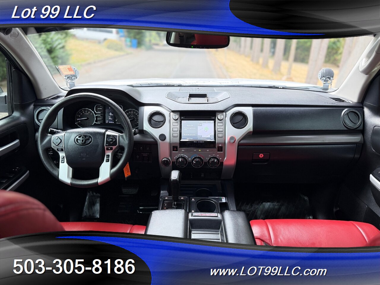 2019 Toyota Tundra TRD Pro 4x4 Lifted 97k RED LEATHER Bumpers - Photo 2 - Milwaukie, OR 97267