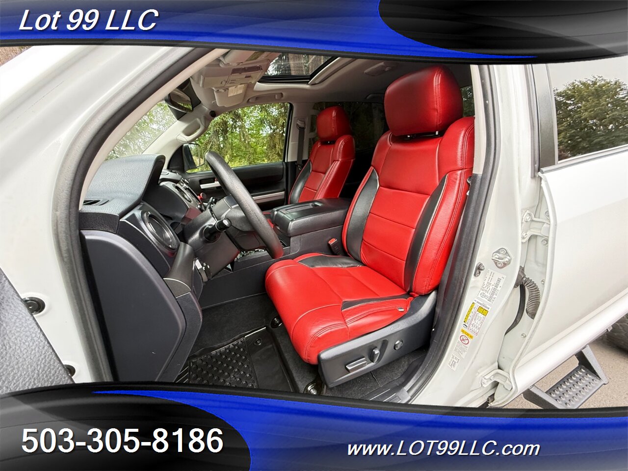 2019 Toyota Tundra TRD Pro 4x4 Lifted 97k RED LEATHER Bumpers - Photo 3 - Milwaukie, OR 97267
