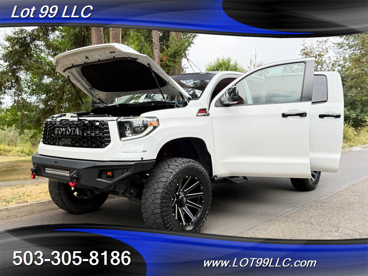 2019 Toyota Tundra TRD Pro 4x4 Lifted 97k RED LEATHER Bumpers - Photo 48 - Milwaukie, OR 97267