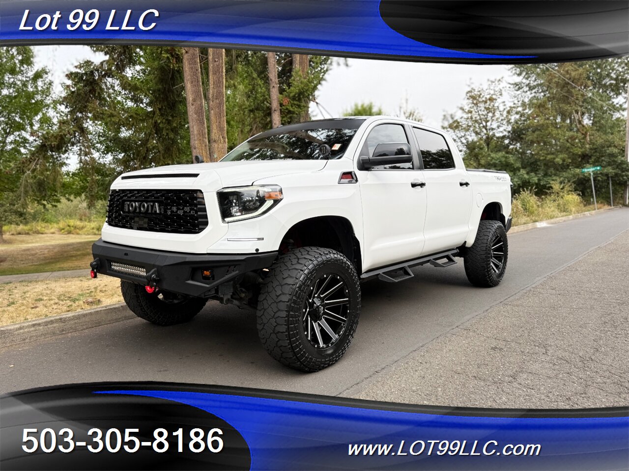 2019 Toyota Tundra TRD Pro 4x4 Lifted 97k RED LEATHER Bumpers - Photo 4 - Milwaukie, OR 97267